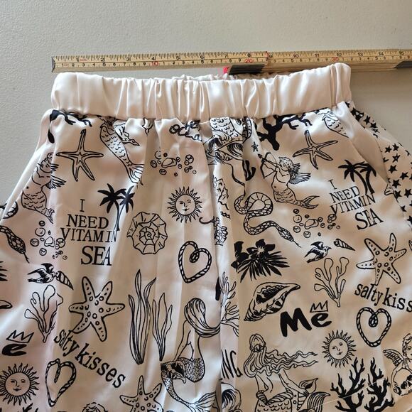 Unbranded Pajama Set Women's L I Need Vitamin Sea Long Sleeve Shirt + Shorts New - Picture 8 of 16